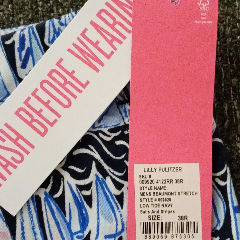 🆕 ⚓HTF Lilly Pulitzer⚓ - Men's Beaumont Stretch Short - Picture 4 of 16
